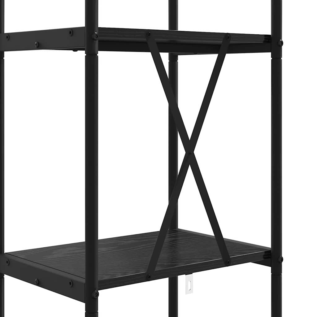 Polica Crni hrast 40 x 30 x 183 cm Konstruirano drvo