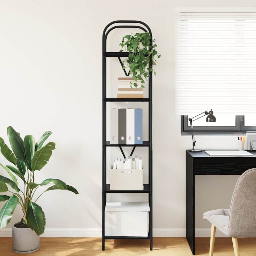 Polica Crni hrast 40 x 30 x 183 cm Konstruirano drvo