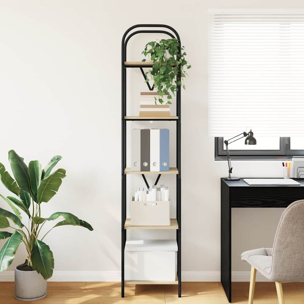 Polica Sonoma hrast 40 x 30 x 183 cm Konstruirano drvo