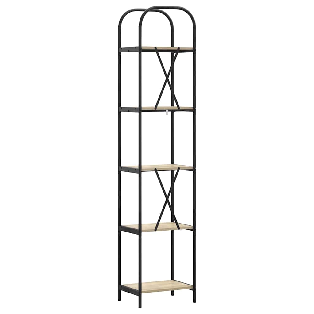 Polica Sonoma hrast 40 x 30 x 183 cm Konstruirano drvo