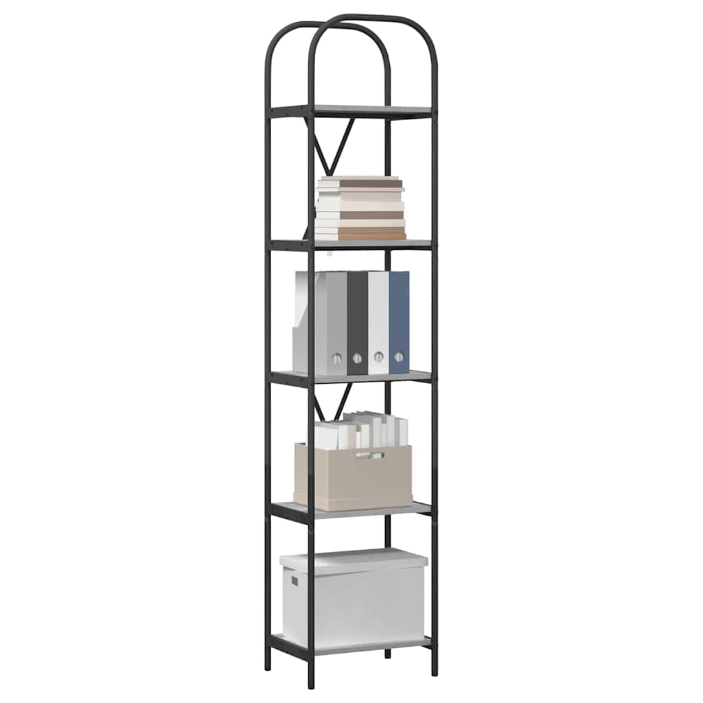 Polica Siva Sonoma 40 x 30 x 183 cm Konstruirano drvo