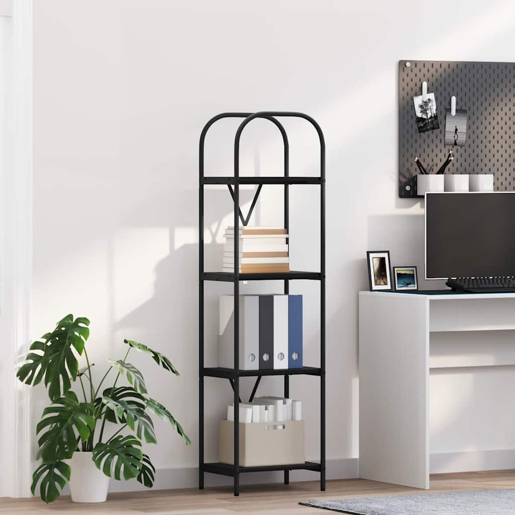 Polica Crni hrast 40 x 30 x 146 cm Konstruirano drvo