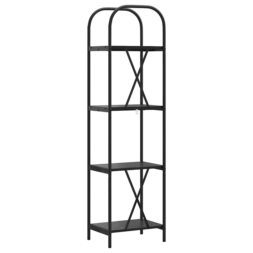 Polica Crni hrast 40 x 30 x 146 cm Konstruirano drvo