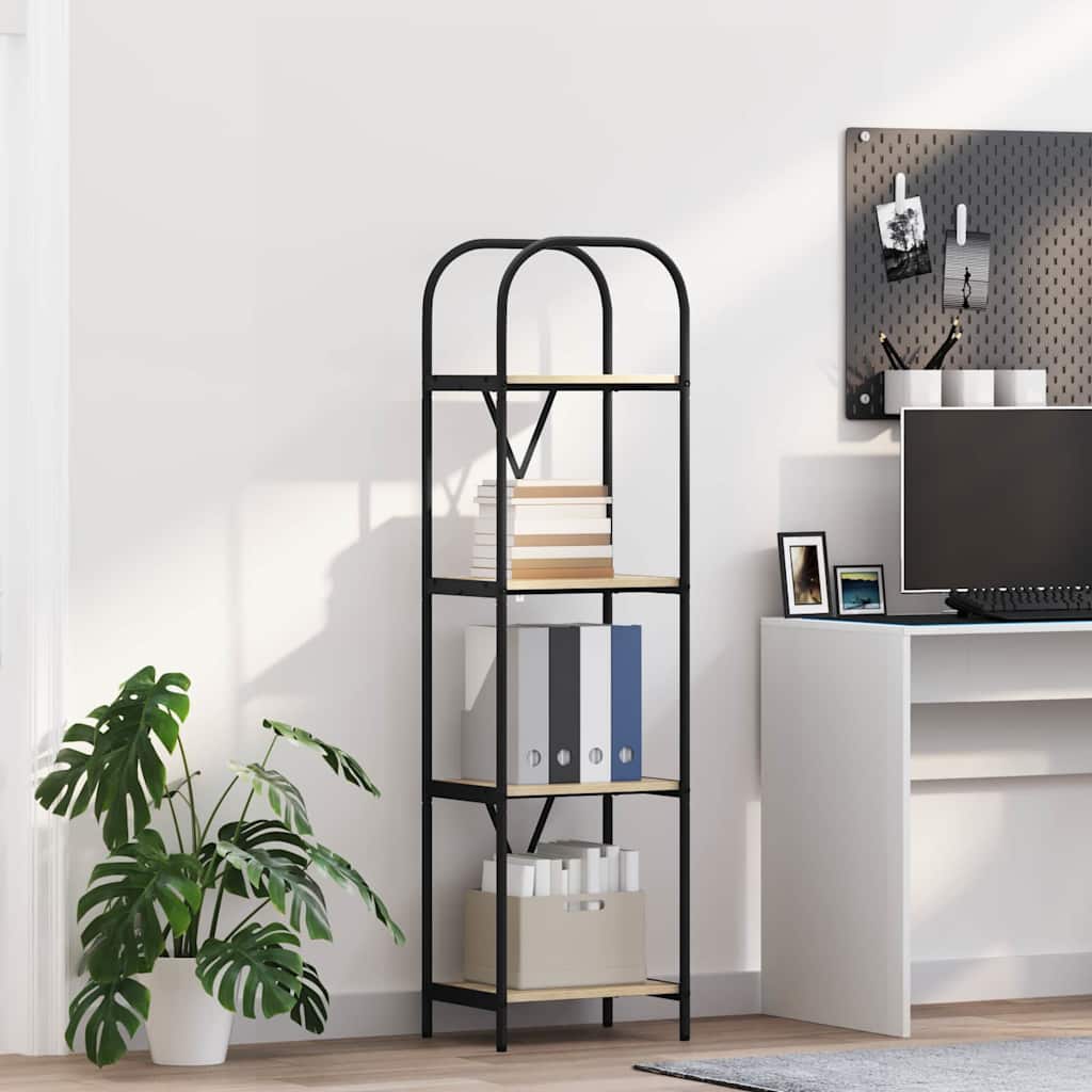 Polica Sonoma hrast 40 x 30 x 146 cm Konstruirano drvo