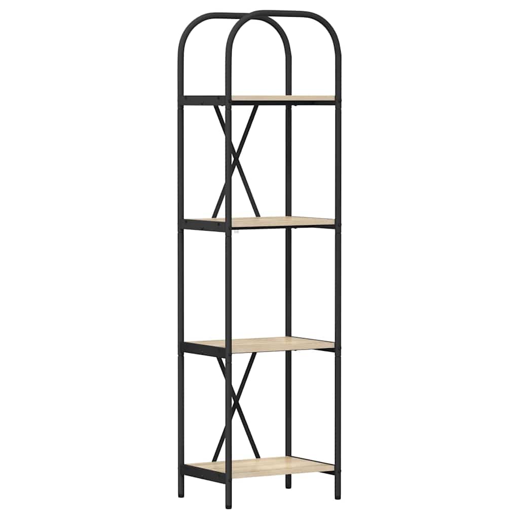 Polica Sonoma hrast 40 x 30 x 146 cm Konstruirano drvo