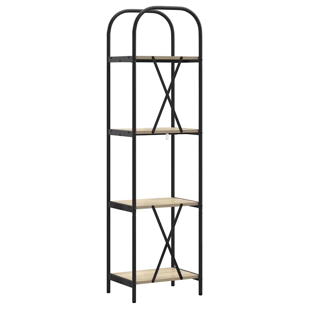 Polica Sonoma hrast 40 x 30 x 146 cm Konstruirano drvo