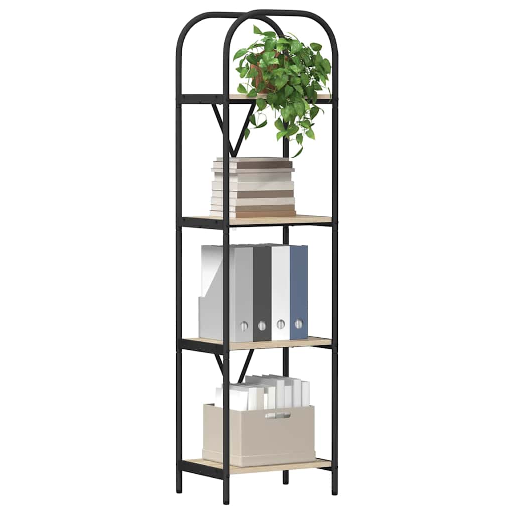 Polica Sonoma hrast 40 x 30 x 146 cm Konstruirano drvo