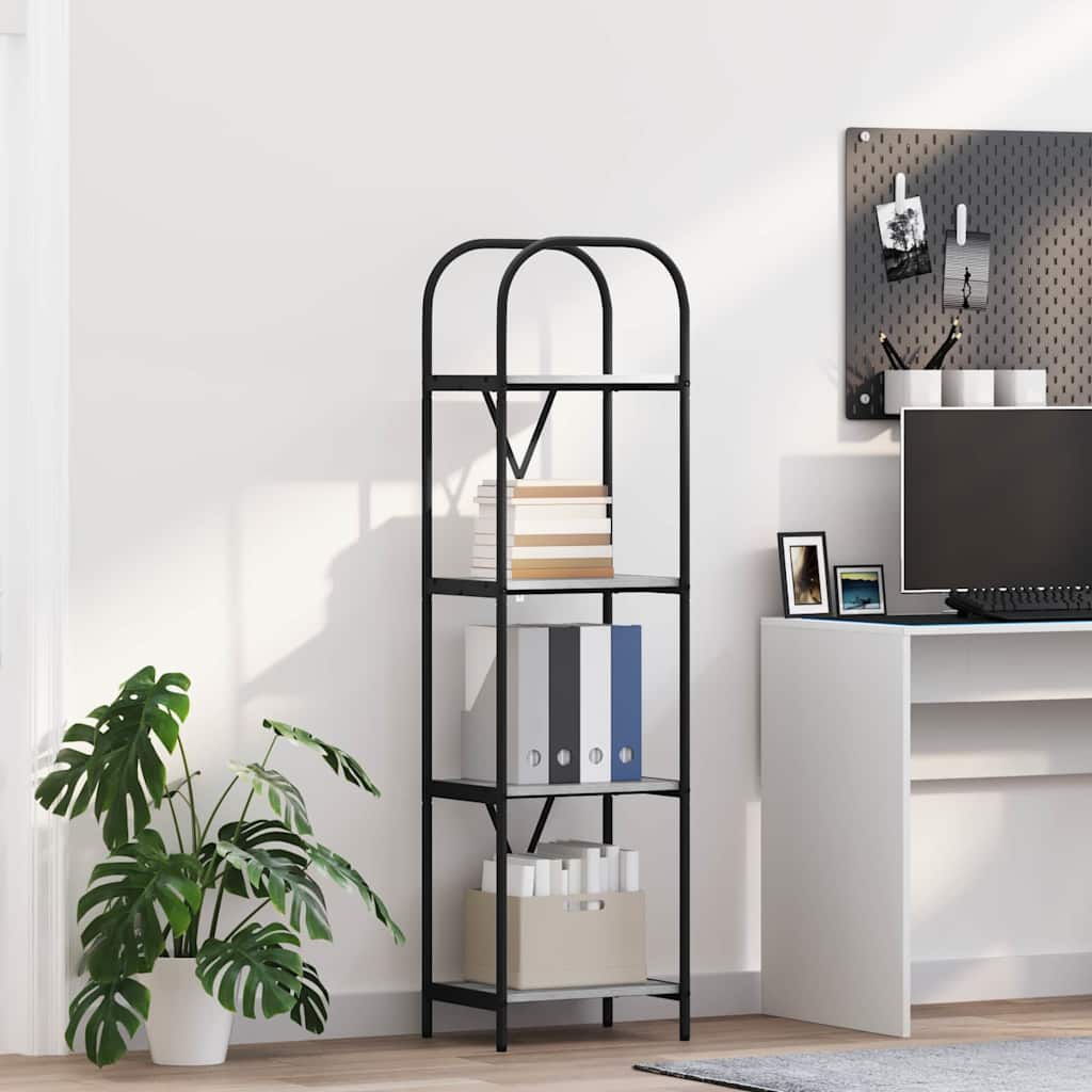 Polica Siva Sonoma 40 x 30 x 146 cm Konstruirano drvo