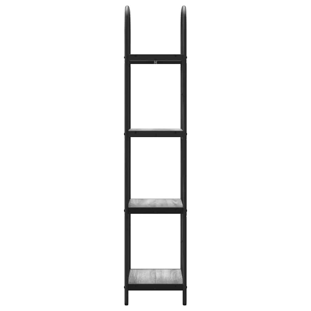 Polica Siva Sonoma 40 x 30 x 146 cm Konstruirano drvo