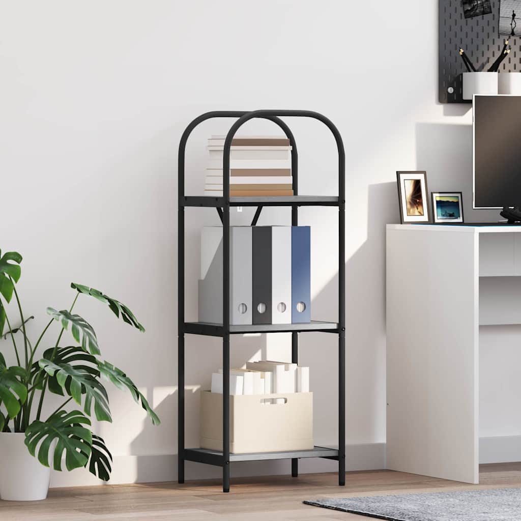 Polica Siva Sonoma 40 x 30 x 109 cm Konstruirano drvo