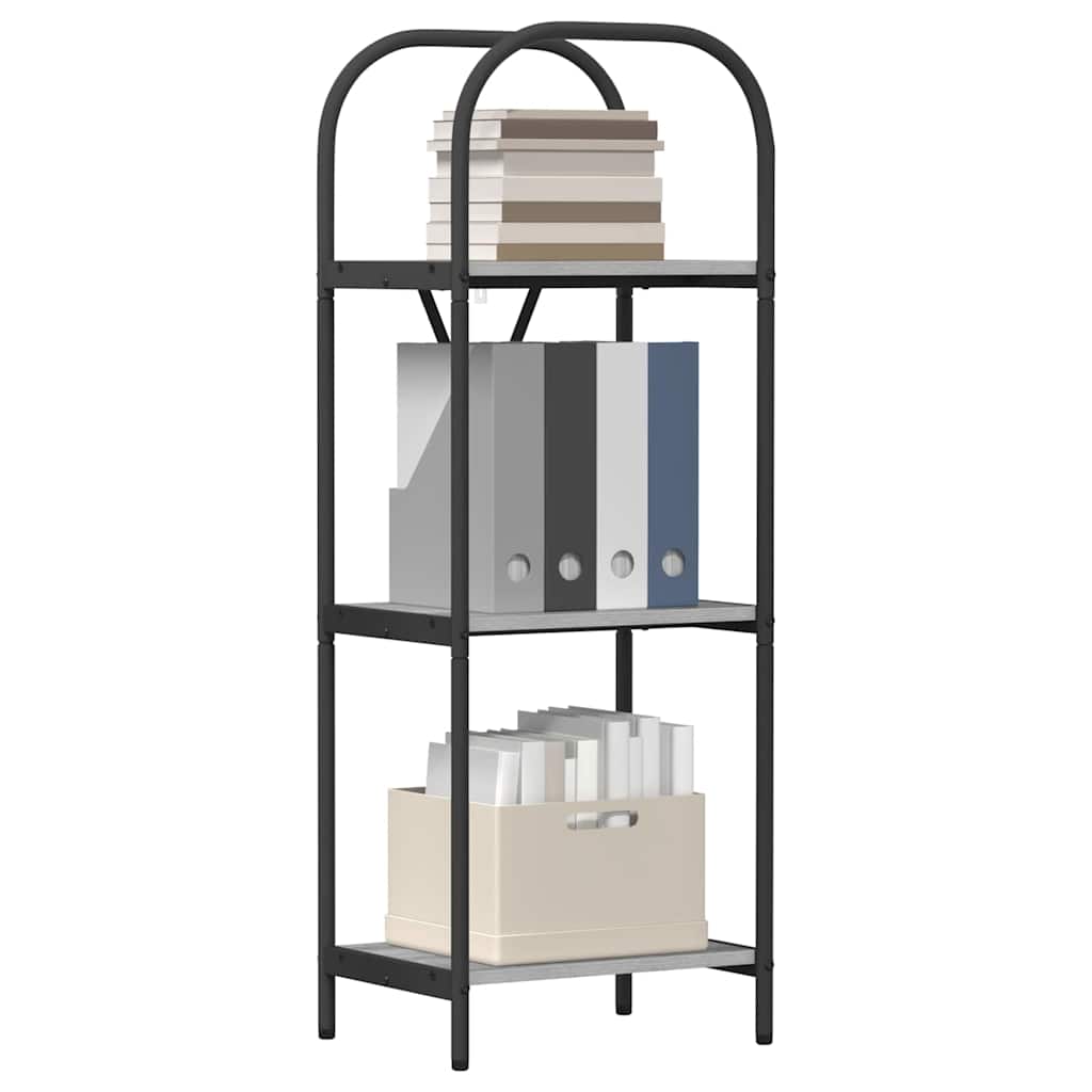 Polica Siva Sonoma 40 x 30 x 109 cm Konstruirano drvo