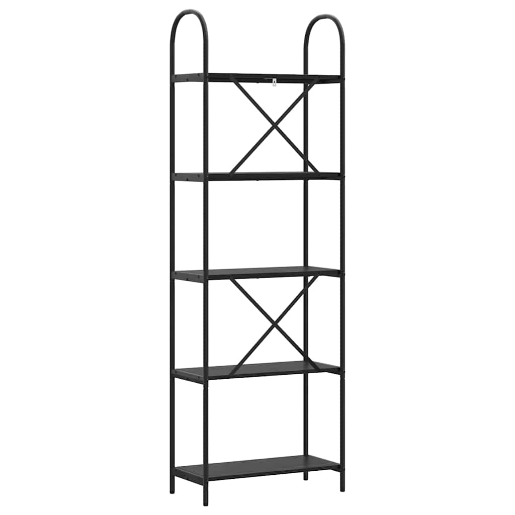 Polica Crni hrast 60 x 30 x 183 cm Konstruirano drvo