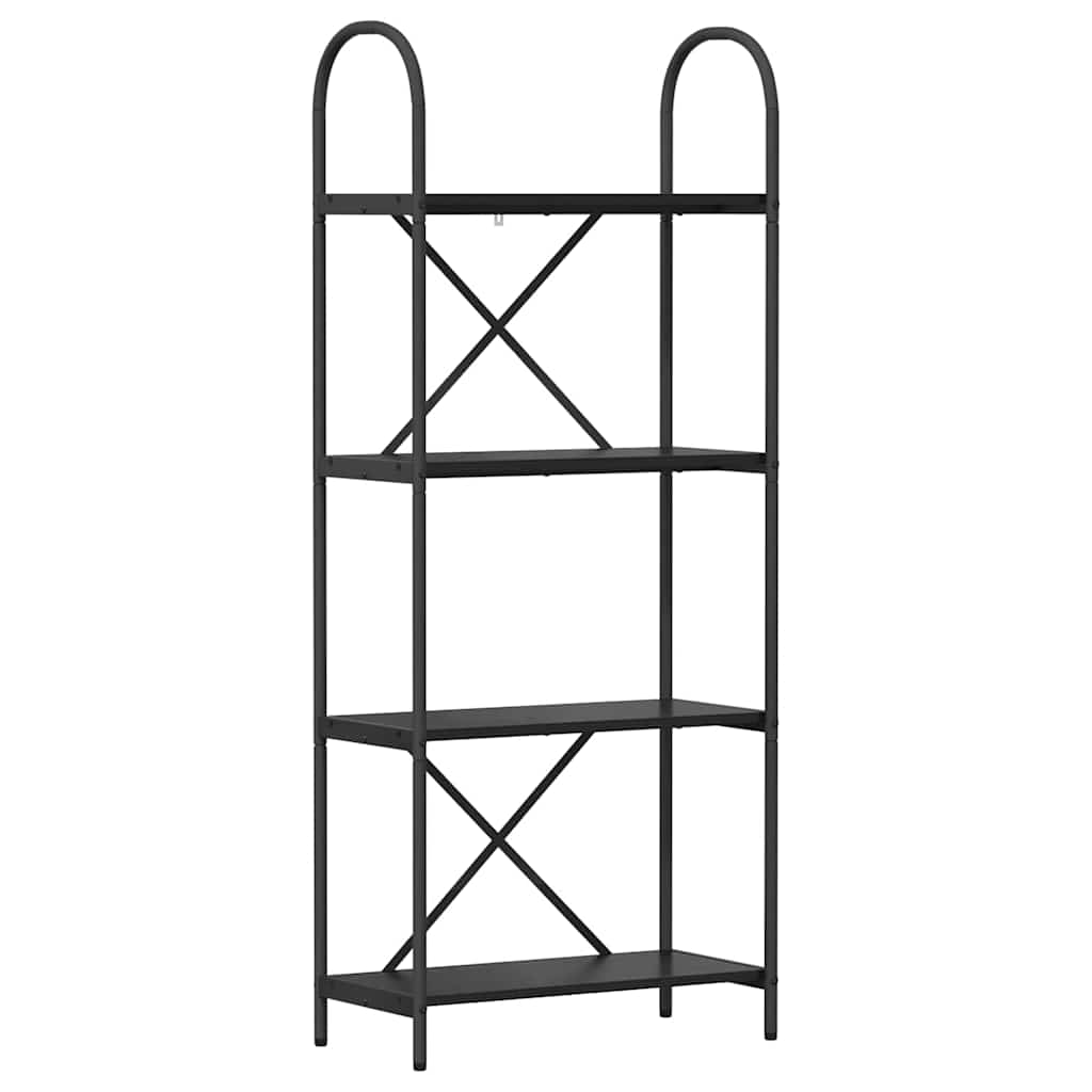 Polica Crni hrast 60 x 30 x 146 cm Konstruirano drvo