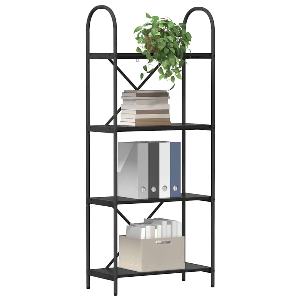 Polica Crni hrast 60 x 30 x 146 cm Konstruirano drvo