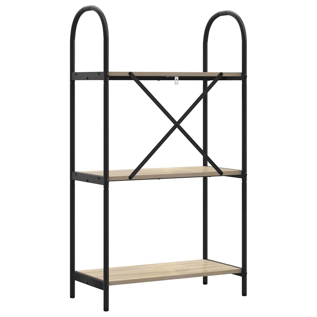 Polica Sonoma hrast 60 x 30 x 109 cm Konstruirano drvo