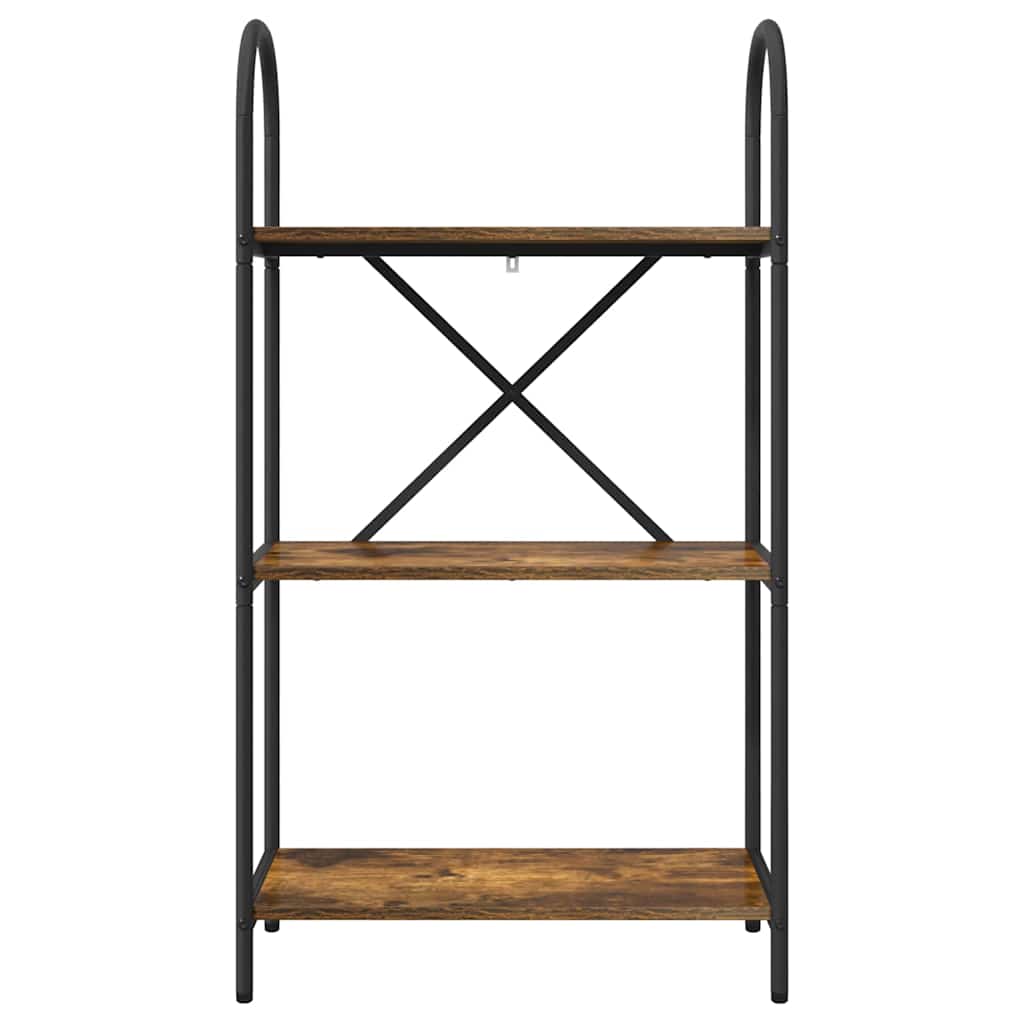 Polica Dimljeni hrast 60 x 30 x 109 cm Konstruirano drvo
