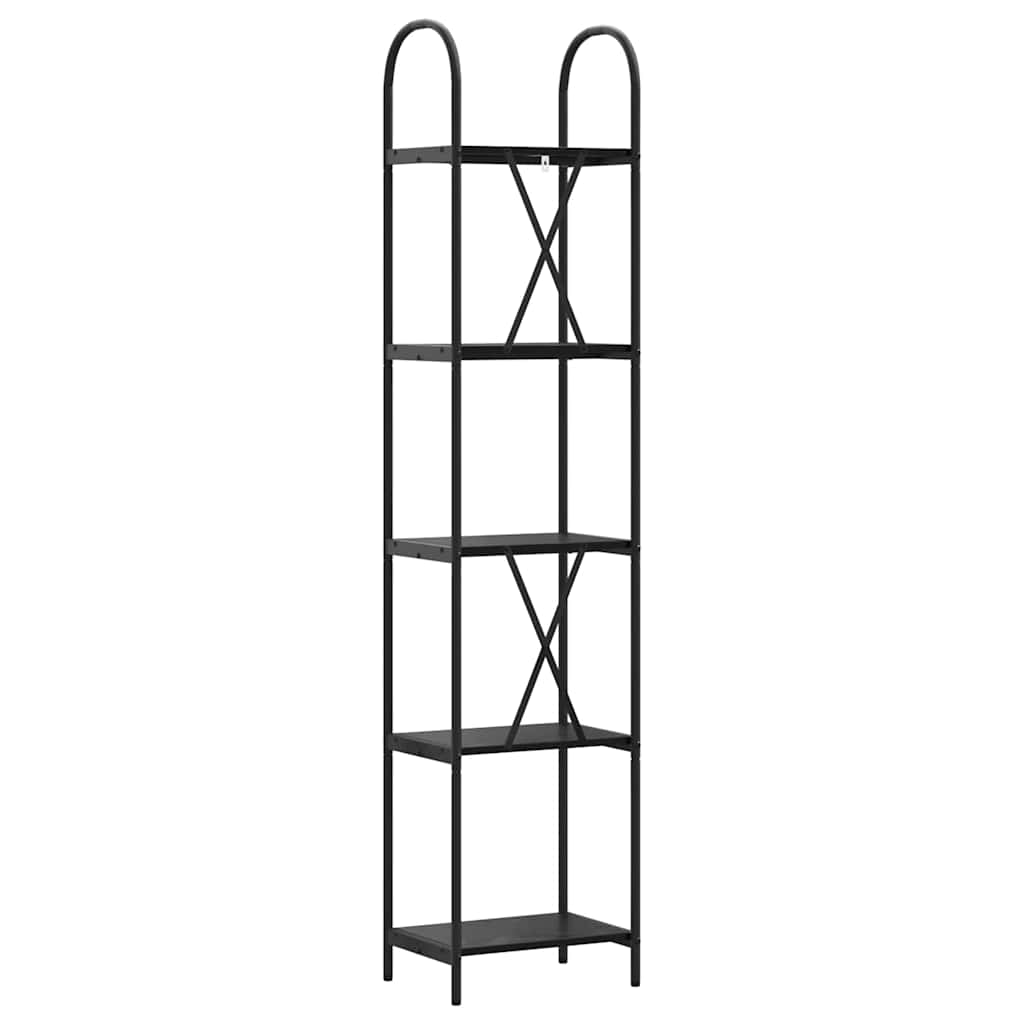 Polica Crni hrast 40 x 30 x 183 cm Konstruirano drvo