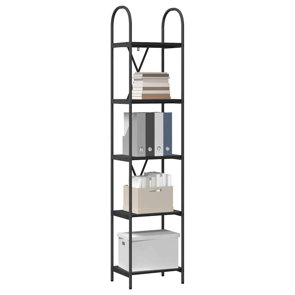 Polica Crni hrast 40 x 30 x 183 cm Konstruirano drvo