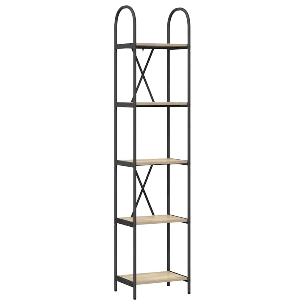 Polica Sonoma hrast 40 x 30 x 183 cm Konstruirano drvo