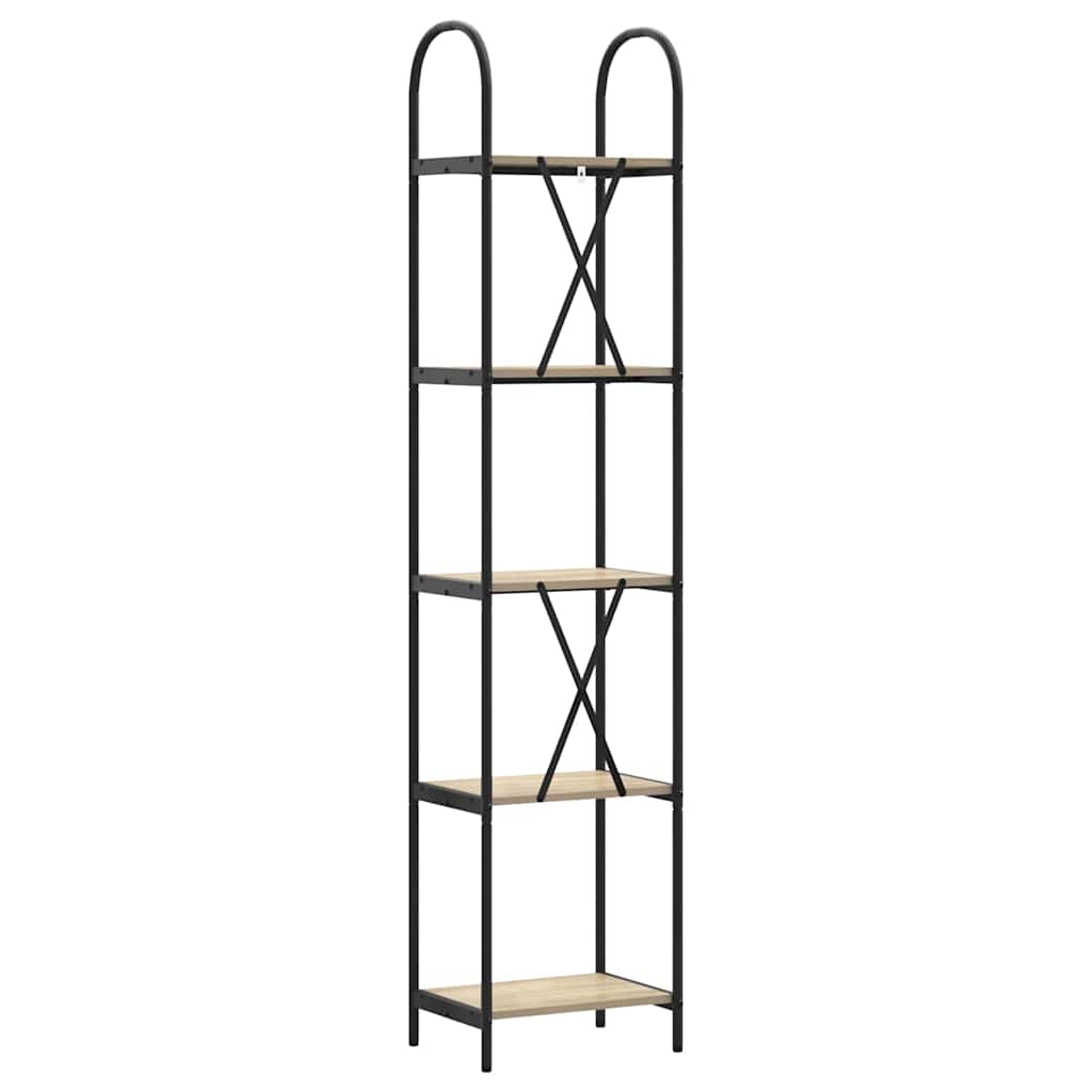 Polica Sonoma hrast 40 x 30 x 183 cm Konstruirano drvo