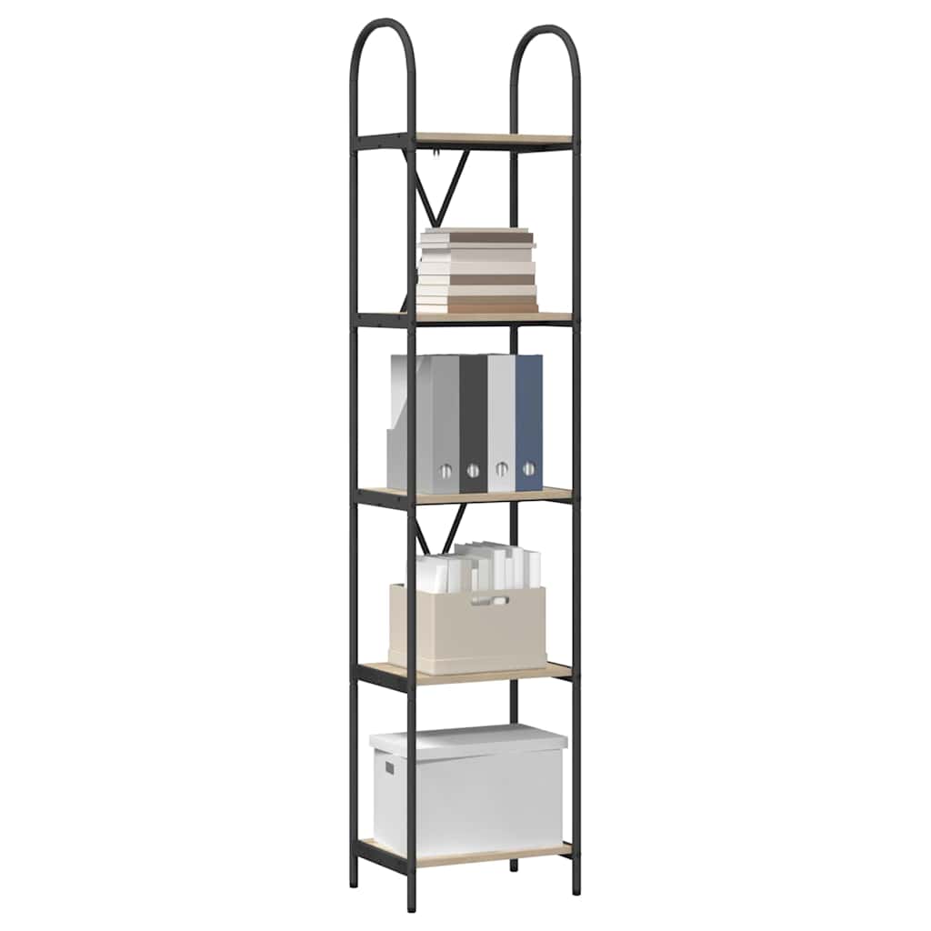Polica Sonoma hrast 40 x 30 x 183 cm Konstruirano drvo