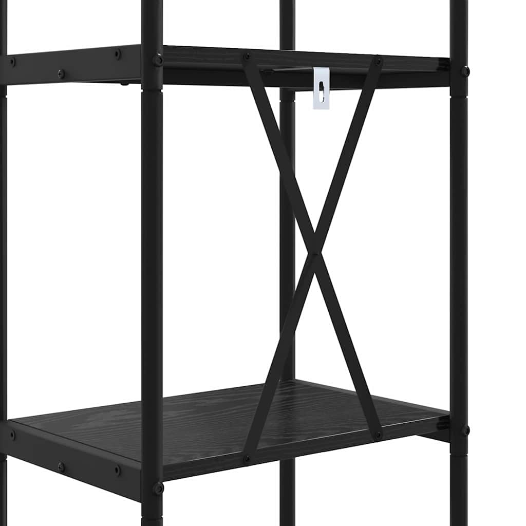 Polica Crni hrast 40 x 30 x 146 cm Konstruirano drvo