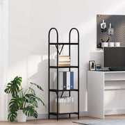 Polica Crni hrast 40 x 30 x 146 cm Konstruirano drvo