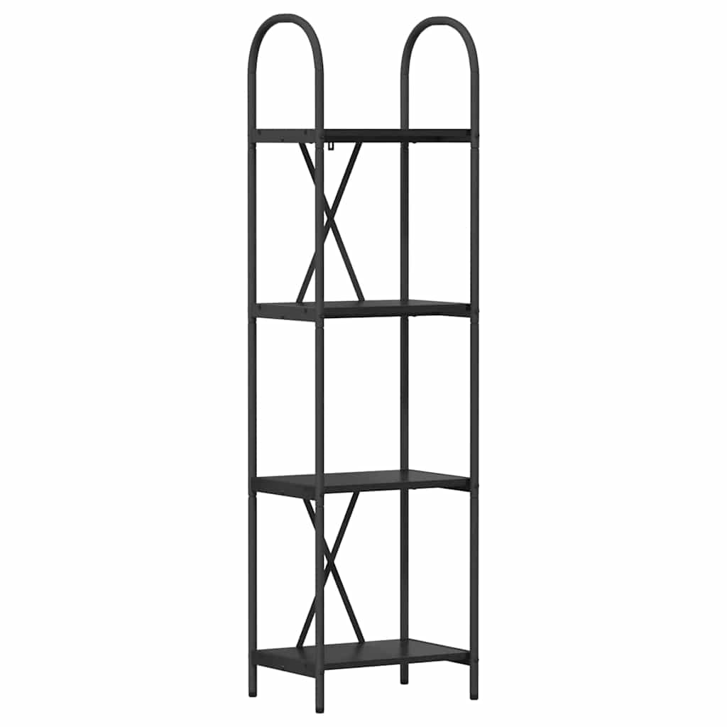 Polica Crni hrast 40 x 30 x 146 cm Konstruirano drvo