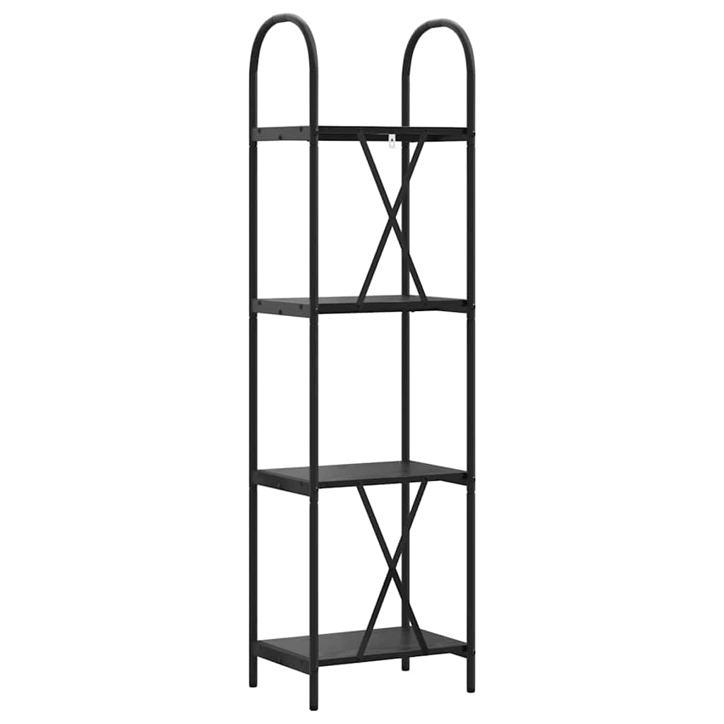 Polica Crni hrast 40 x 30 x 146 cm Konstruirano drvo