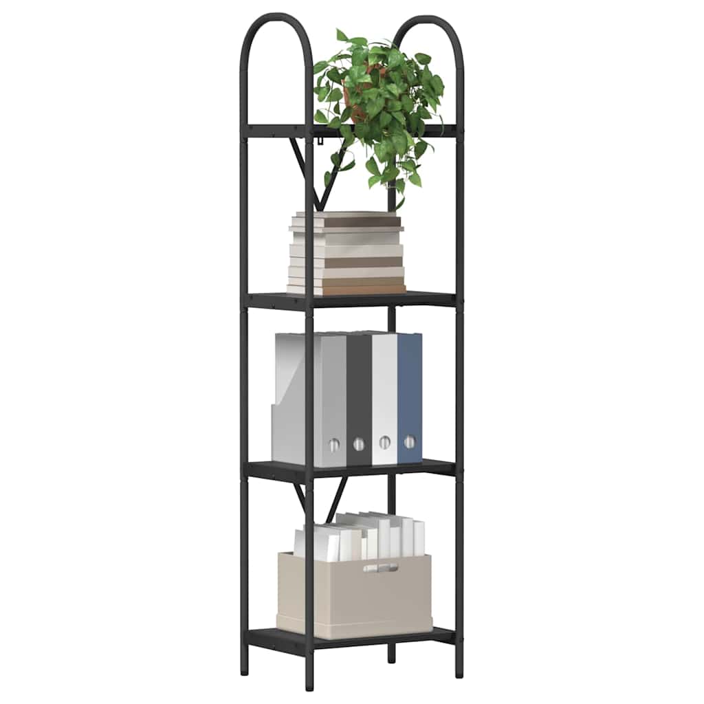 Polica Crni hrast 40 x 30 x 146 cm Konstruirano drvo