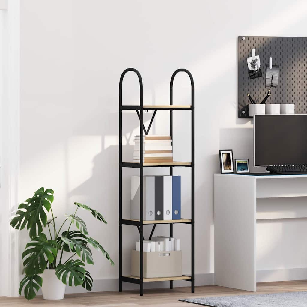 Polica Sonoma hrast 40 x 30 x 146 cm Konstruirano drvo