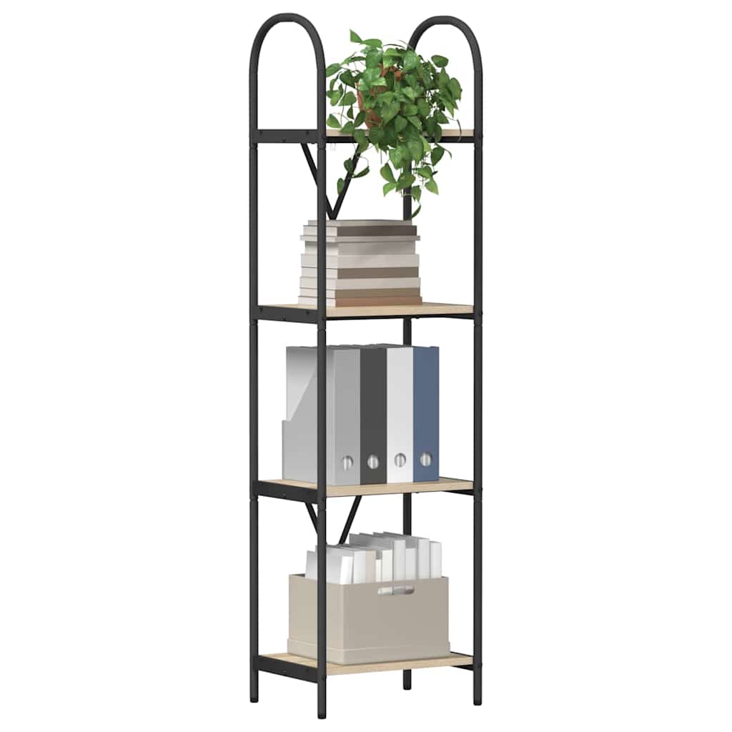 Polica Sonoma hrast 40 x 30 x 146 cm Konstruirano drvo