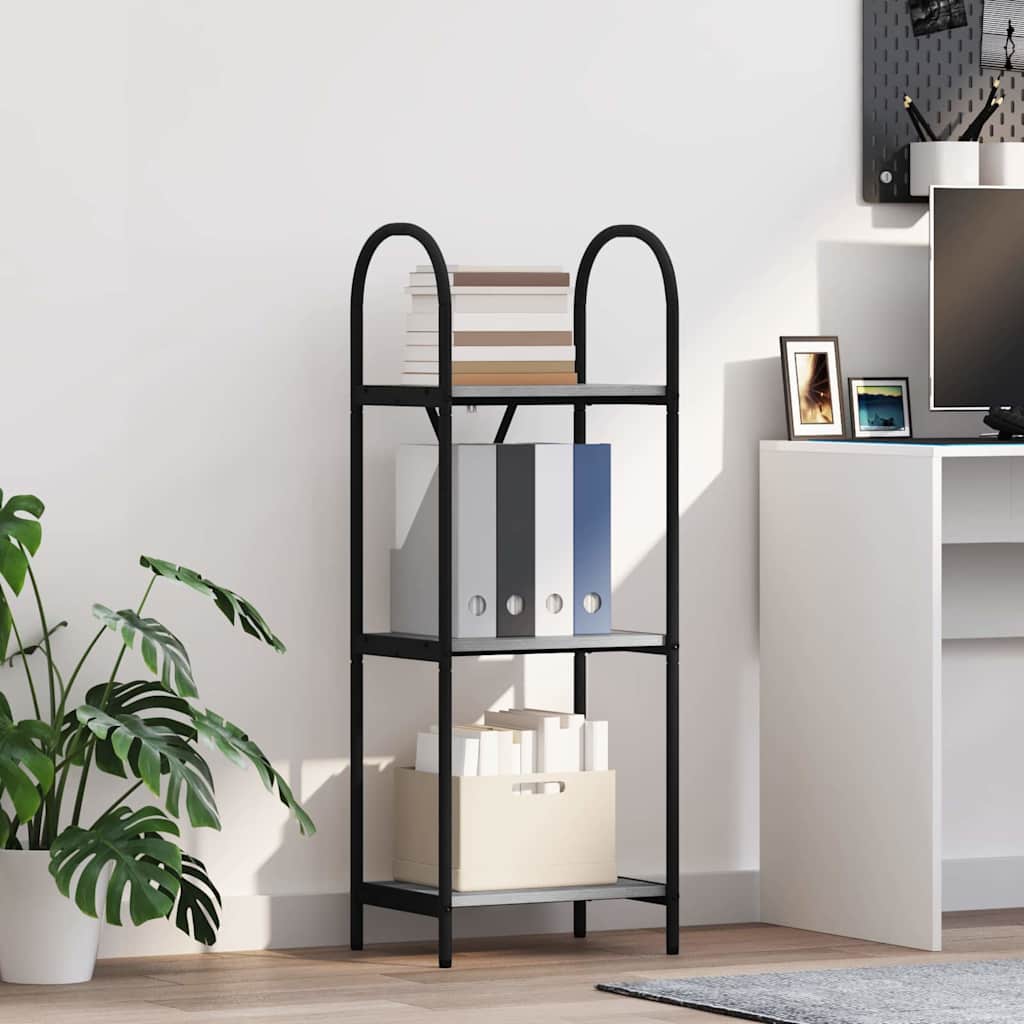 Polica Siva Sonoma 40 x 30 x 109 cm Konstruirano drvo