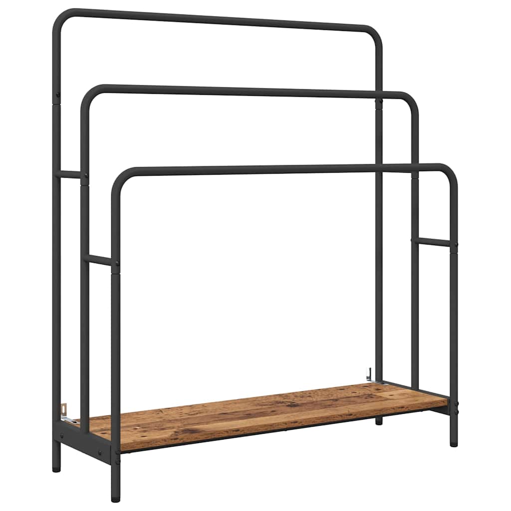 Stalak za odjeću s policom Staro drvo 90 x 30 x 100,5 cm