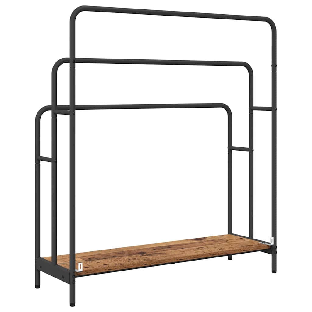 Stalak za odjeću s policom Staro drvo 90 x 30 x 100,5 cm