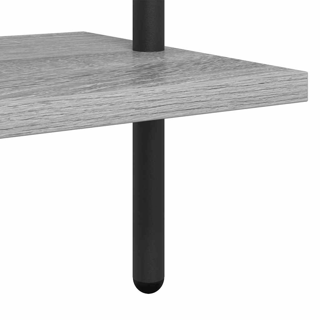Polica Siva Sonoma 60 x 24 x 168 cm Konstruirano drvo