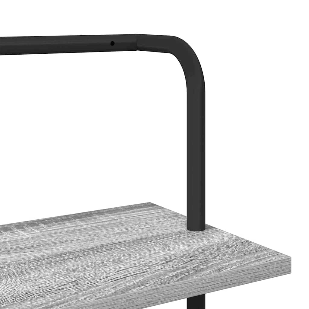 Polica Siva Sonoma 60 x 24 x 168 cm Konstruirano drvo