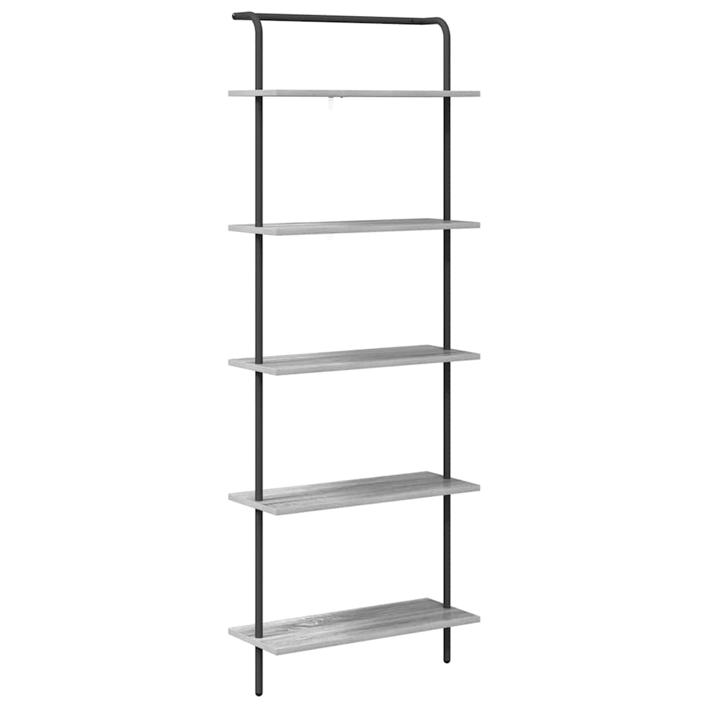 Polica Siva Sonoma 60 x 24 x 168 cm Konstruirano drvo
