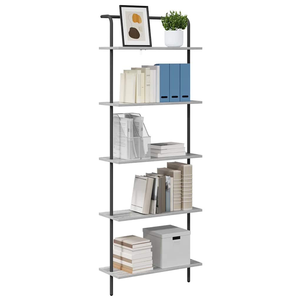Polica Siva Sonoma 60 x 24 x 168 cm Konstruirano drvo