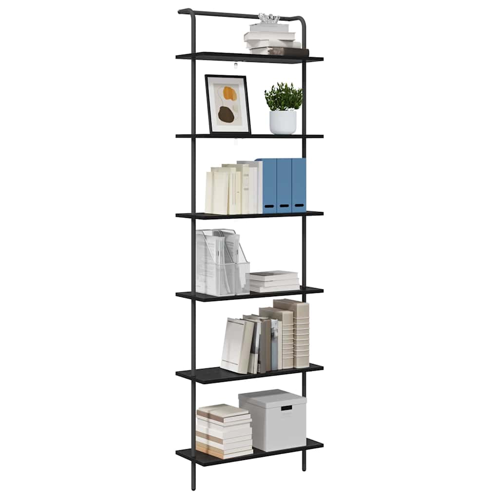 Polica Crni hrast 60 x 24 x 203 cm Konstruirano drvo