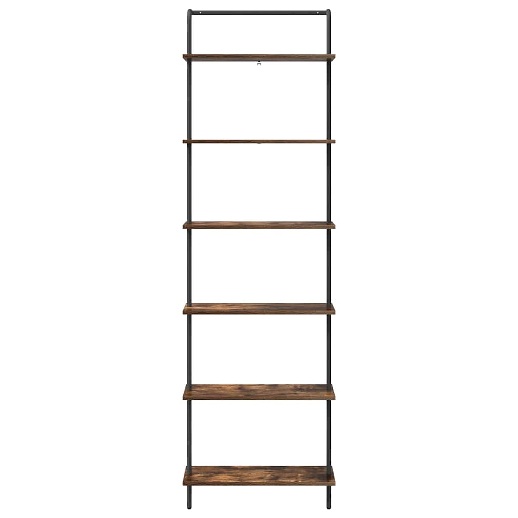 Polica Dimljeni hrast 60 x 24 x 203 cm Konstruirano drvo