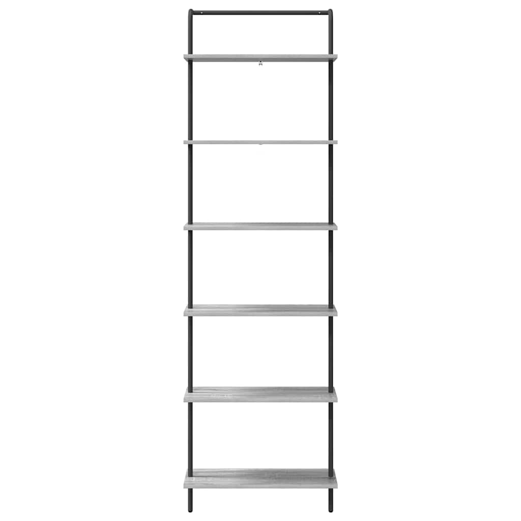 Polica Siva Sonoma 60 x 24 x 203 cm Konstruirano drvo