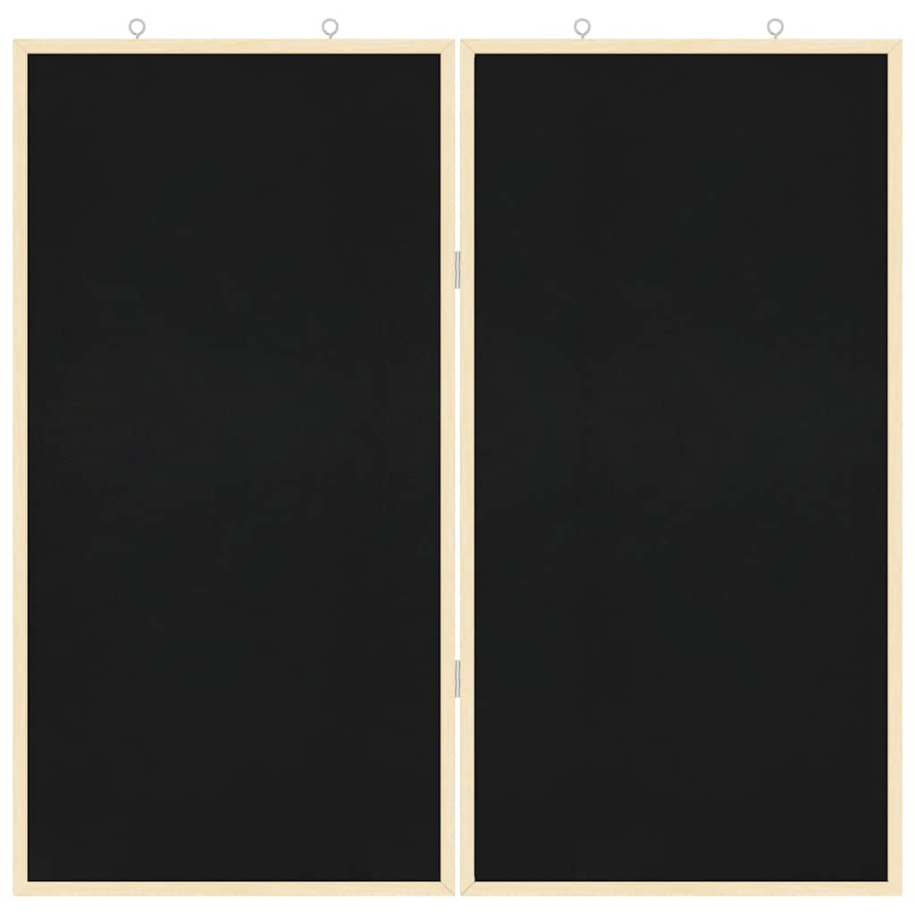 Bilten ploča Crna 80 x 80 x 1.4 cm Masivna borovina
