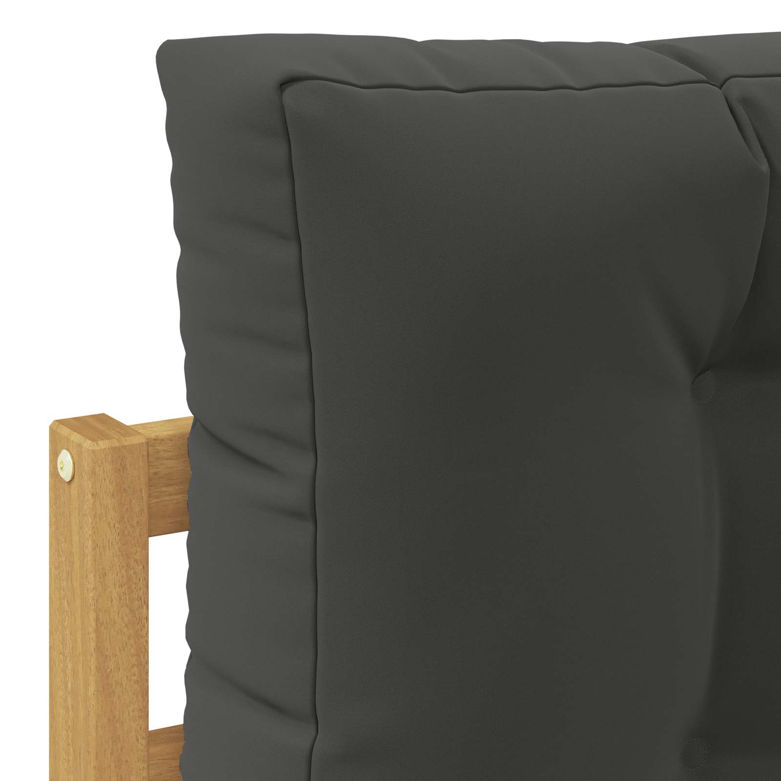 Set vanjskih sofa s jastukom 3 pcs Bijela i antracit Poliester