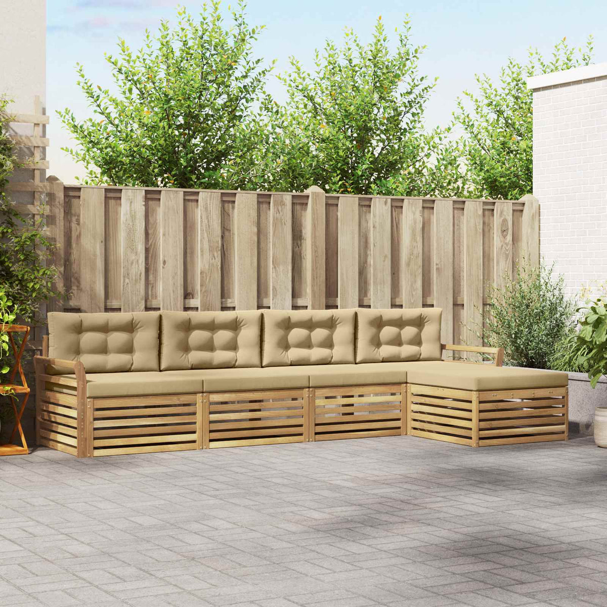 Set vanjskih sofa 5 pcs Poliester