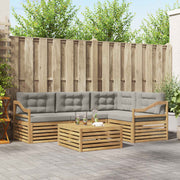 Set vanjskih sofa s jastukom 5 pcs