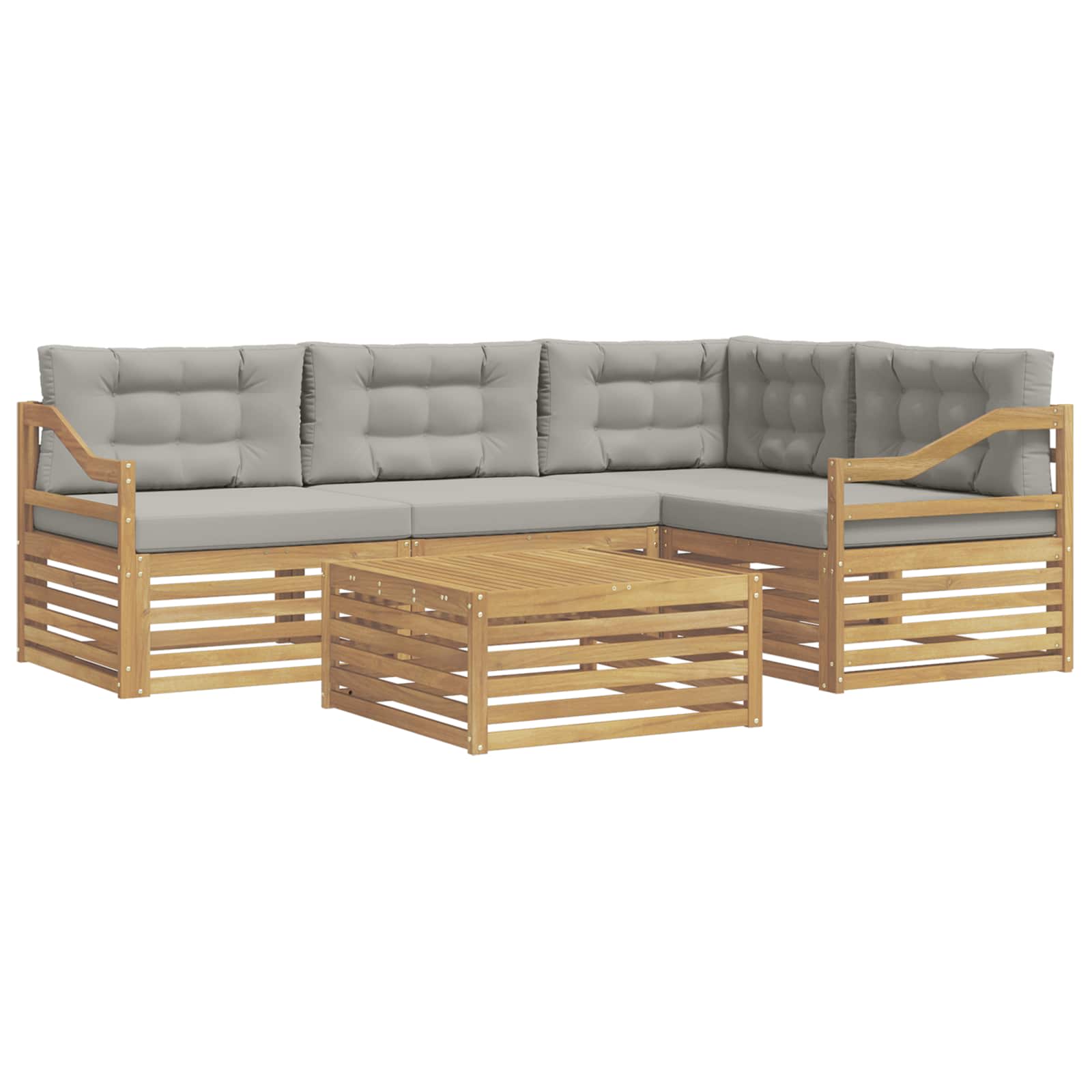 Set vanjskih sofa s jastukom 5 pcs