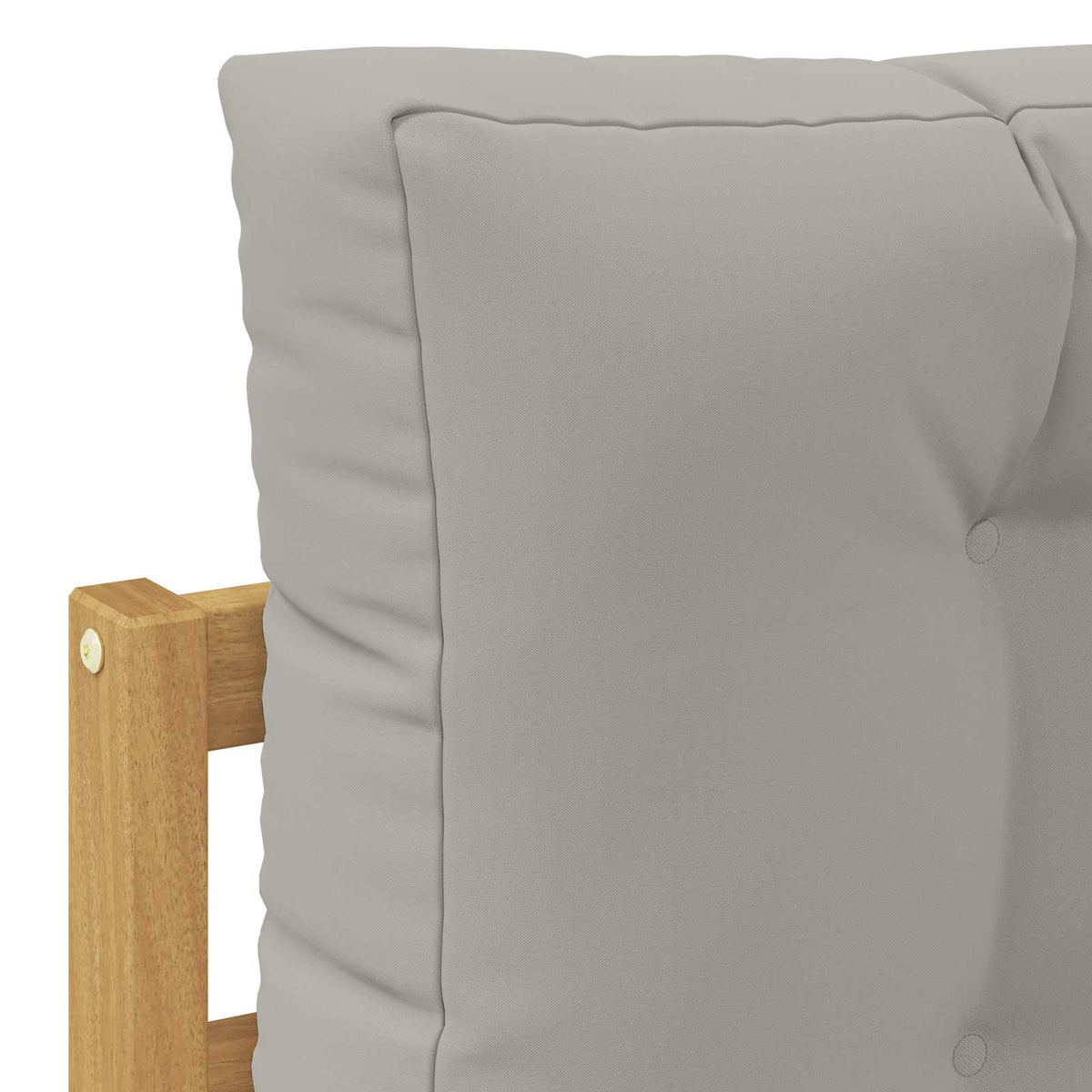 4 pcs Set vanjskih sofa Poliester Bijela
