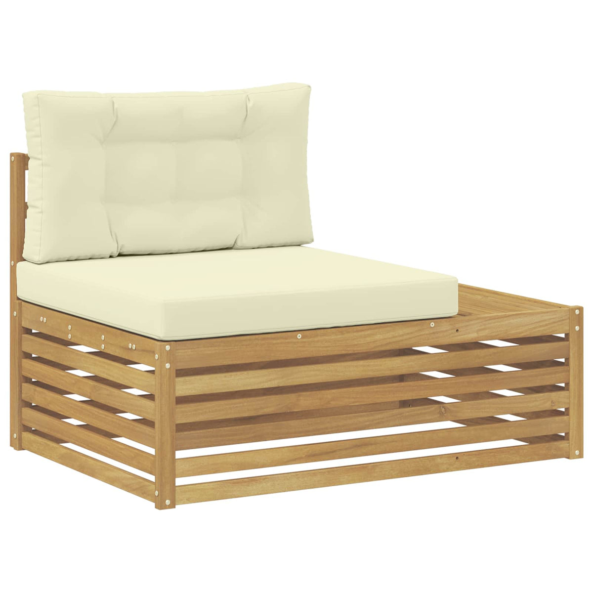 5 pcs Set vanjskih sofa Bijela