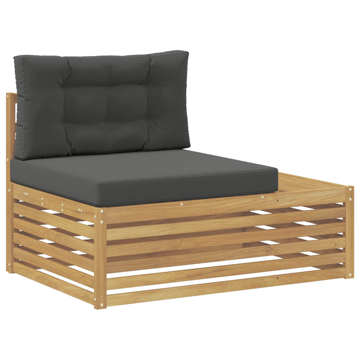 5 Komad Set vanjskih sofa Poliester Bijela